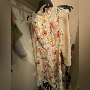 Gap Sleeve Less Floral Dress